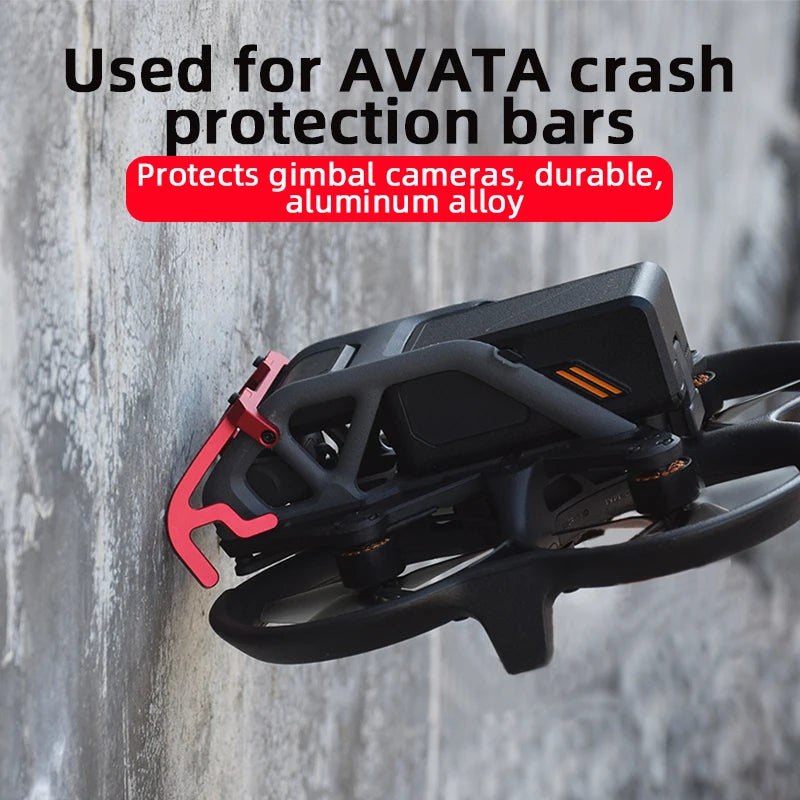 Gimbal Camera Bar for DJI Avata Drone - Lens Bumper Protector Anti-collision Aluminum Alloy PTZ Guard Accessories 11 Gimbal Camera Bar for DJI Avata Drone, AVATA crash protection bars protect gimbal cameras, durable, aluminum alloy .