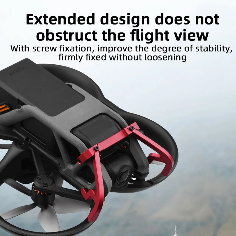 Gimbal Camera Bar for DJI Avata Drone - Lens Bumper Protector Anti-collision Aluminum Alloy PTZ Guard Accessories 13 Gimbal Camera Bar for DJI Avata Drone, extended design does not obstruct the flight view With screw fixation, improve the degree