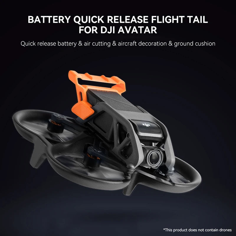 Flight Tail for DJI Avata, BATTERY QUICK RELEASE FLIGHT TAIL FOR DJI AVA