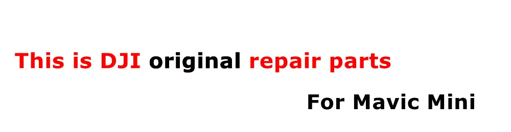 This is DJI original repair parts For Mavic
