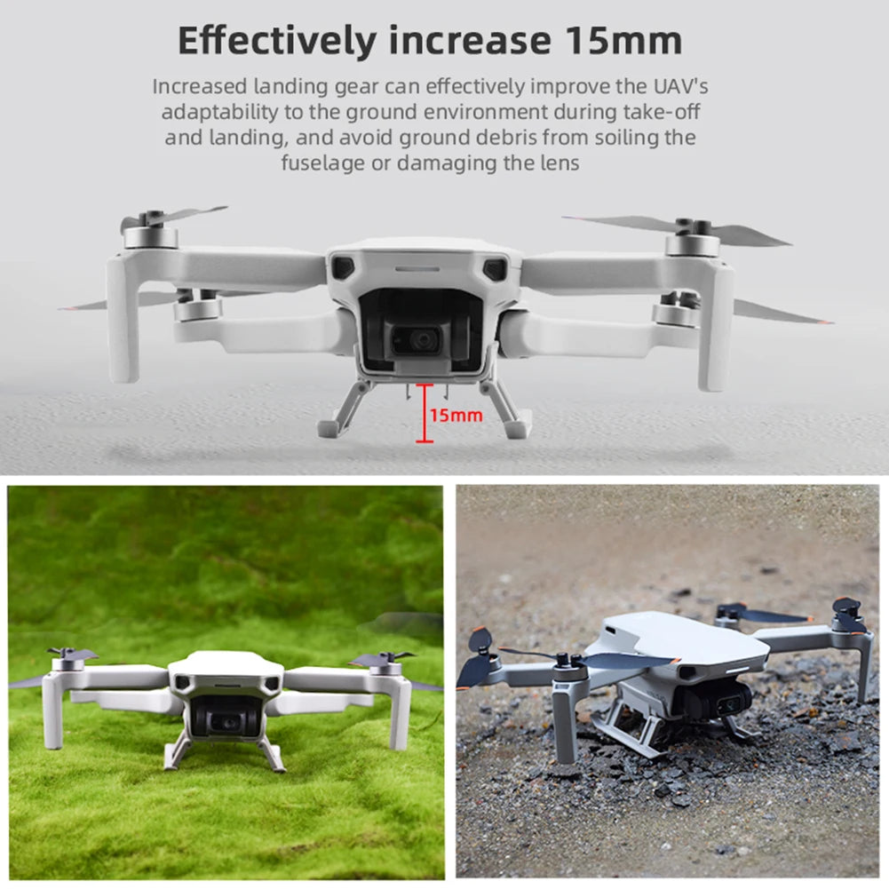 Drone Landing Gear Extended Height Leg, increased landing gear can effectively improve the UAV's adaptability to the ground environment .
