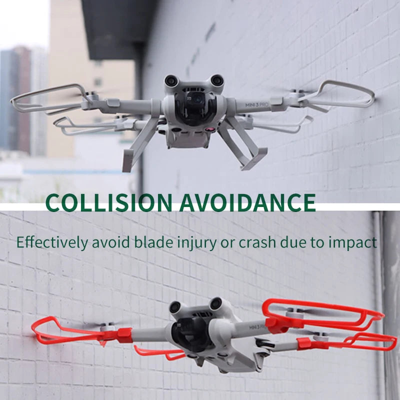 DJI MINI 3 Pro Propeller Guard - Effective Protection for MINI 3 PRO Drone Accessory Blade Wings Cover Bumper Props Anti-collision 15 DJI MINI 3 Pro Propeller, COLLISION AVOIDANCE Effectively avoid blade injury or crash due to impact