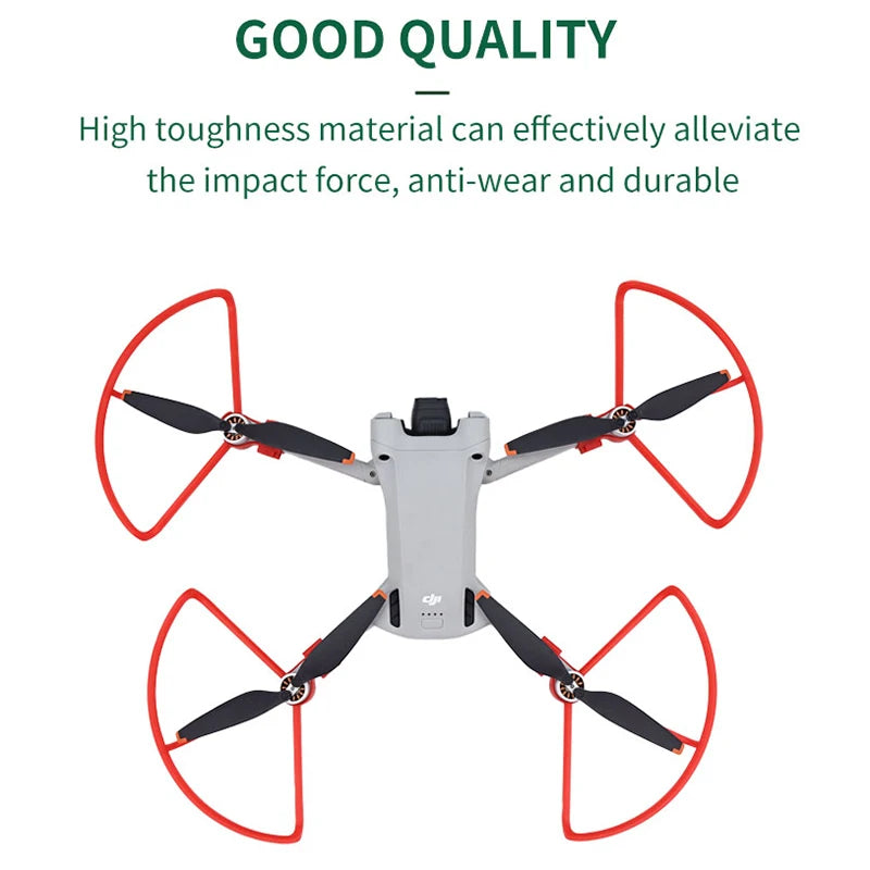 DJI MINI 3 Pro Propeller Guard - Effective Protection for MINI 3 PRO Drone Accessory Blade Wings Cover Bumper Props Anti-collision 18 DJI MINI 3 Pro Propeller, GOOD QUALITY High toughness material can effectively alleviate the impact force, anti-wear