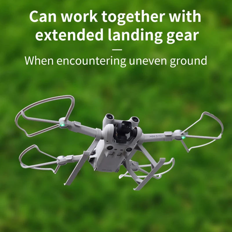 DJI MINI 3 Pro Propeller Guard - Effective Protection for MINI 3 PRO Drone Accessory Blade Wings Cover Bumper Props Anti-collision 19 DJI MINI 3 Pro Propeller, Can work together with extended landing gear When encountering uneven