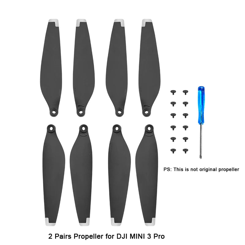 DJI MINI 3 Pro Propeller Guard - Effective Protection for MINI 3 PRO Drone Accessory Blade Wings Cover Bumper Props Anti-collision 34 DJI MINI 3 Pro Propeller, PS: This is not original propeller 2 Pairs Propeller for DJI MINI 3