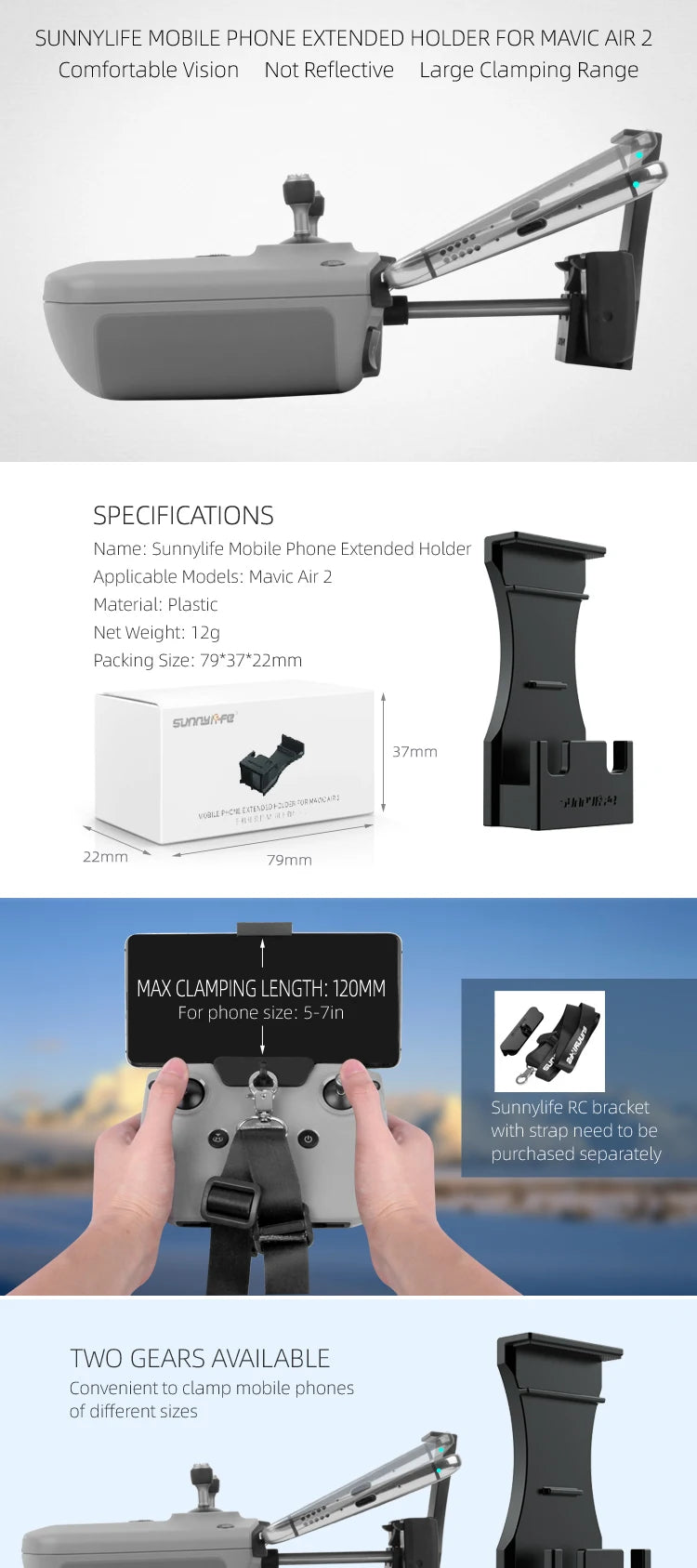 SUNNYLIFE MOBILE PHONE EXTENDED HOLDER