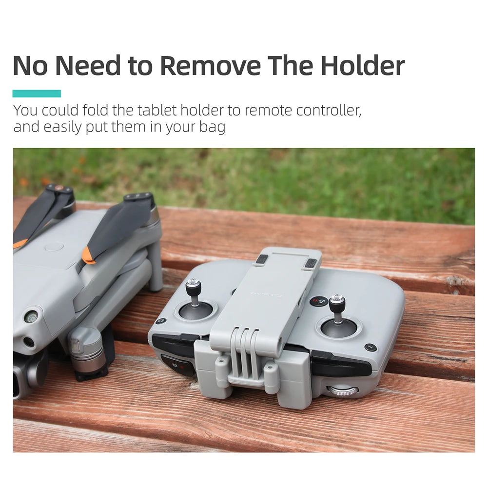 no Need to Remove The Holder You could fold the tablet holder to remote controller; and easily