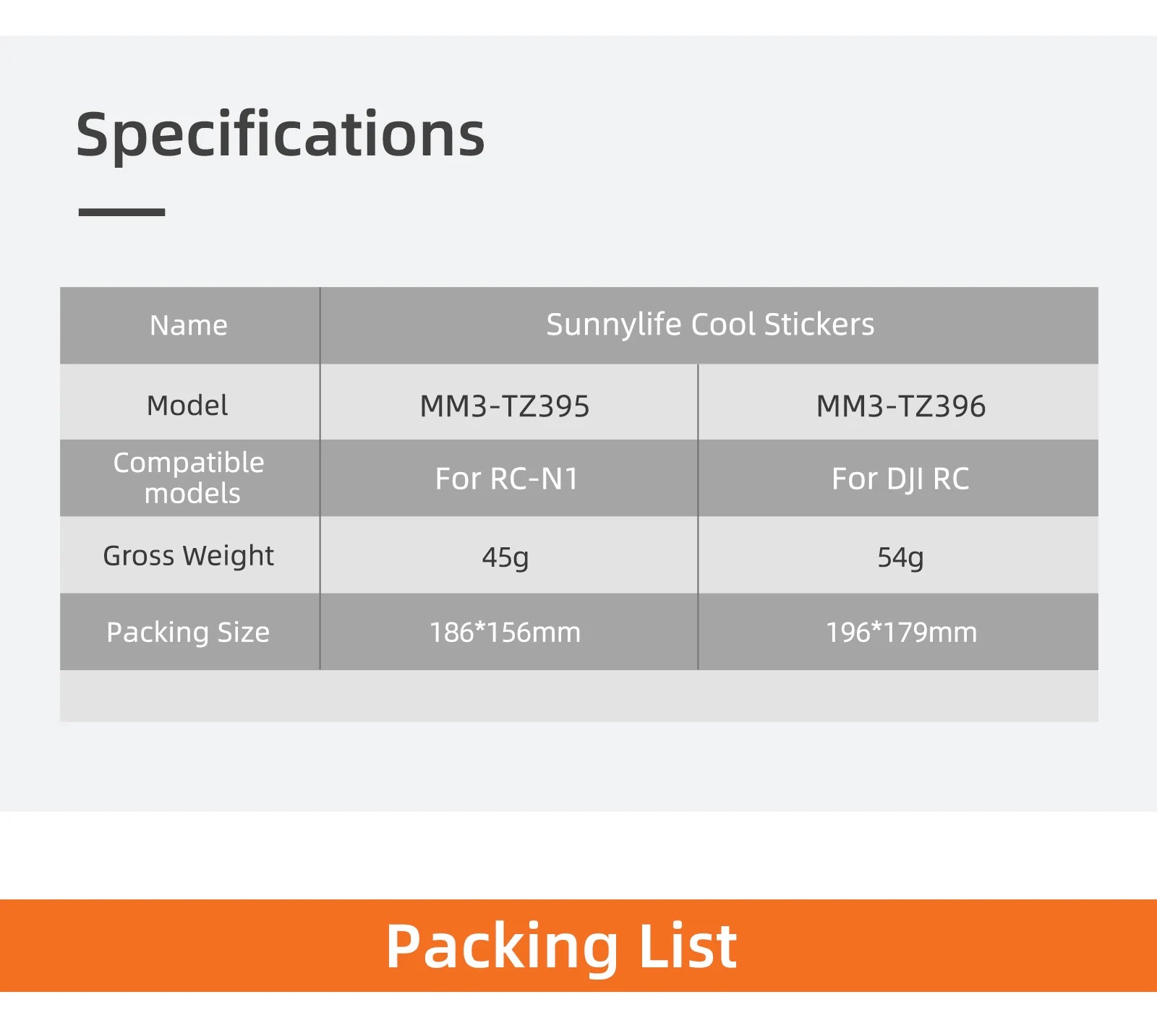 Sunnylife Cool Stickers Model MM3-TZ395 Compatible For RC-NI