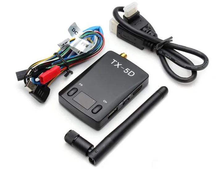 جهاز إرسال TX-5D - جهاز إرسال لاسلكي FPV 5.8G 600mW 32 قناة TX-5D HDMI إلى AV CVBS لطائرة RC MultiCopter DJI Gopro QAV250 Drone Quadcopter 13 aeProduct.getSubject()