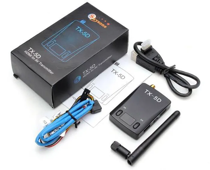جهاز إرسال TX-5D - جهاز إرسال لاسلكي FPV 5.8G 600mW 32 قناة TX-5D HDMI إلى AV CVBS لطائرة RC MultiCopter DJI Gopro QAV250 Drone Quadcopter 14 aeProduct.getSubject()