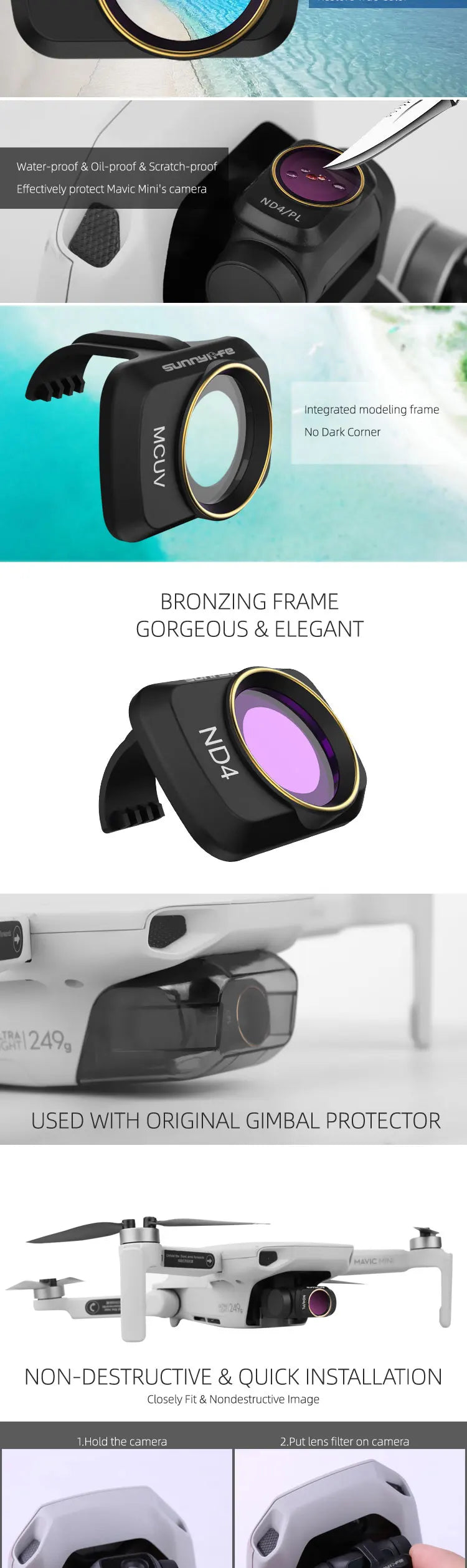 Camera, 2 BRONZING FRAME GORGEOUS & ELEGANT 7