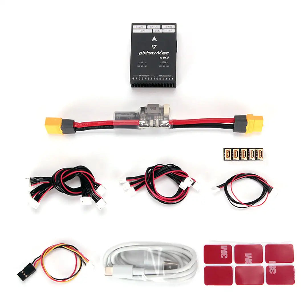 Holybro Pixhawk 6C Mini Flight Control, compared to the standard Pixhawk® 6C, this Mini version has a built