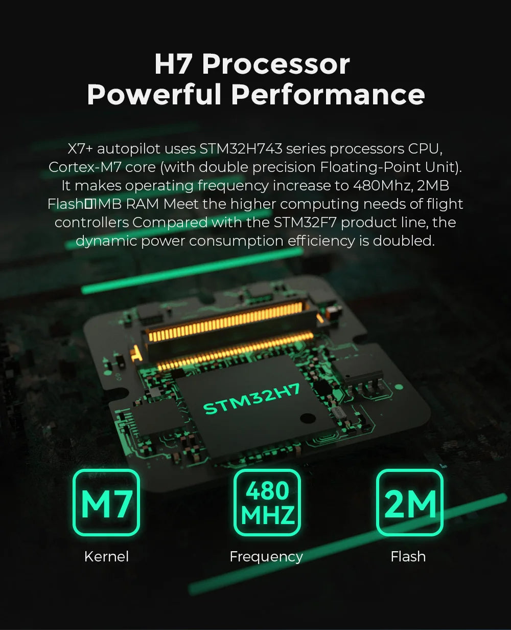 CUAV New Open Source Nora+ Flight Controller NEO 3 Pro M9N CAN GPS APM PX4 Pixhawk FPV RC Drone Quadcopter Integrated Autopilot 13 H7 Processor Powerful Performance X7+ autopilot uses STM32H74