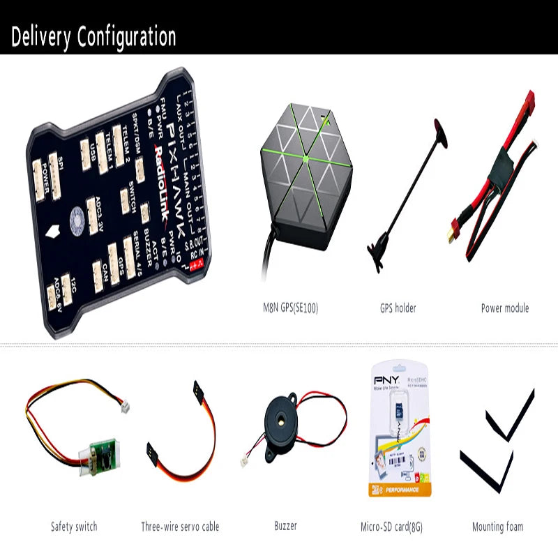 Radiolink Pixhawk PIX PX4 Flight Controller, • Each port of every PIX by automated software system comprehensive fine tested .