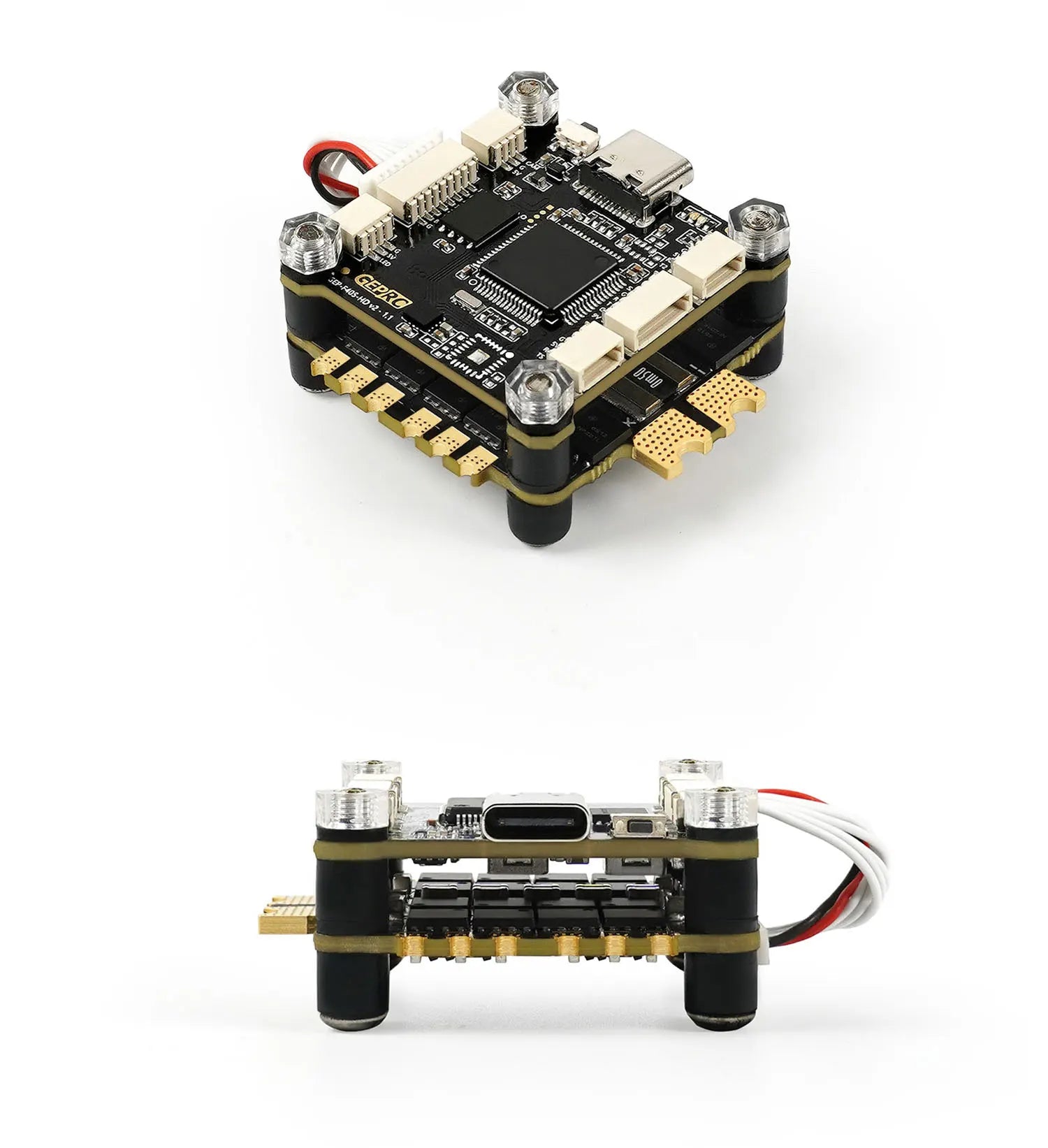GEPRC TAKER F405 BLS 50A Stack, 9V 2.5A + 5V 3A dual independent BEC, more stable power supply for