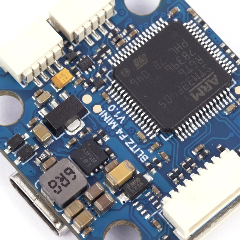 جهاز التحكم في الطيران iFlight BLITZ Mini F4 مع فتحة تركيب 20*20 مم/φ4 لـ FPV 7 BLITZ Mini F4 Flight Controller comes with 1 set x Wire harness .
