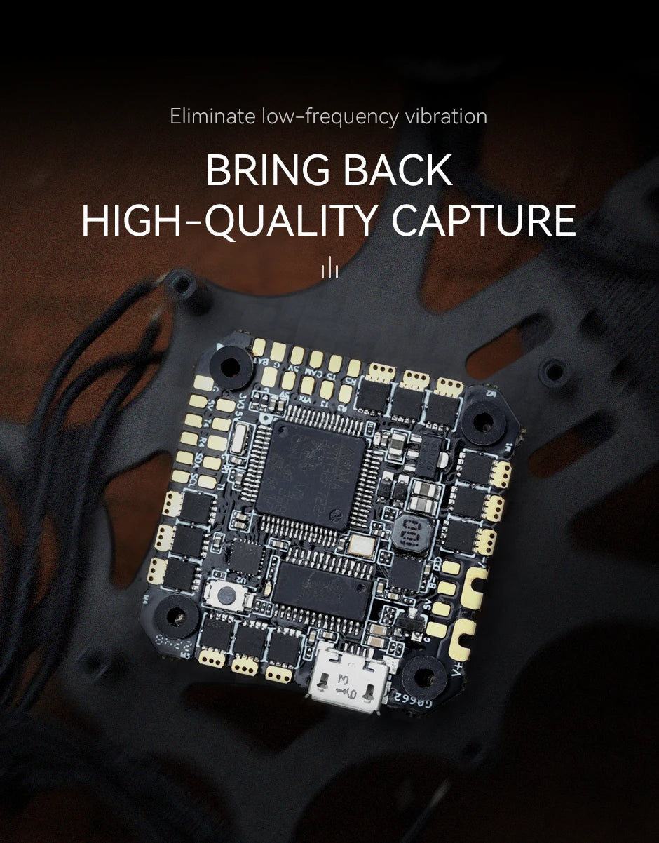 T-MOTOR F7 35A/45A 2-6S AIO, Eliminate low-frequency vibration BRING BACK HIGH-QUALITY CAPTURE