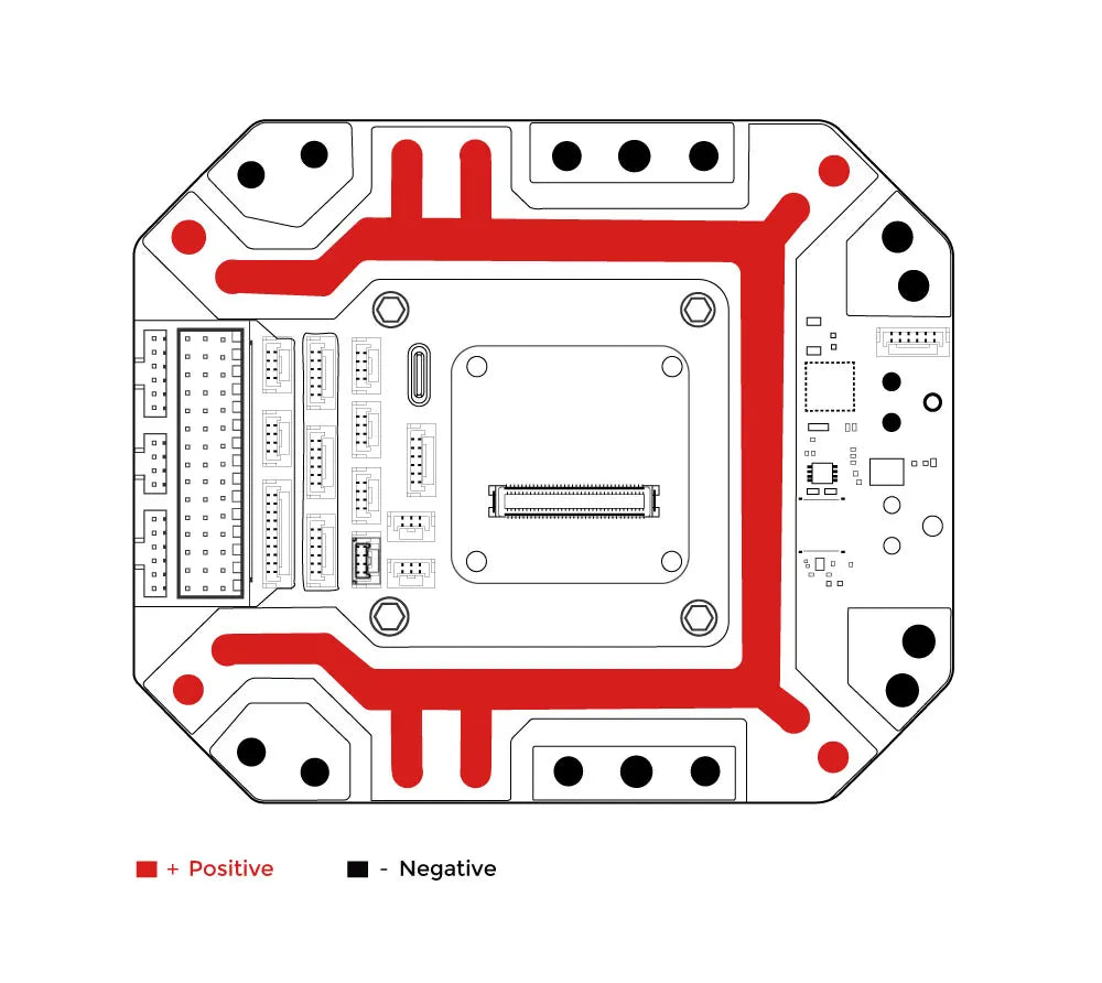 CUAV New CAN PDB Carrier Board, CAN PDB Features: 1 --Support 1460V voltage input, 110