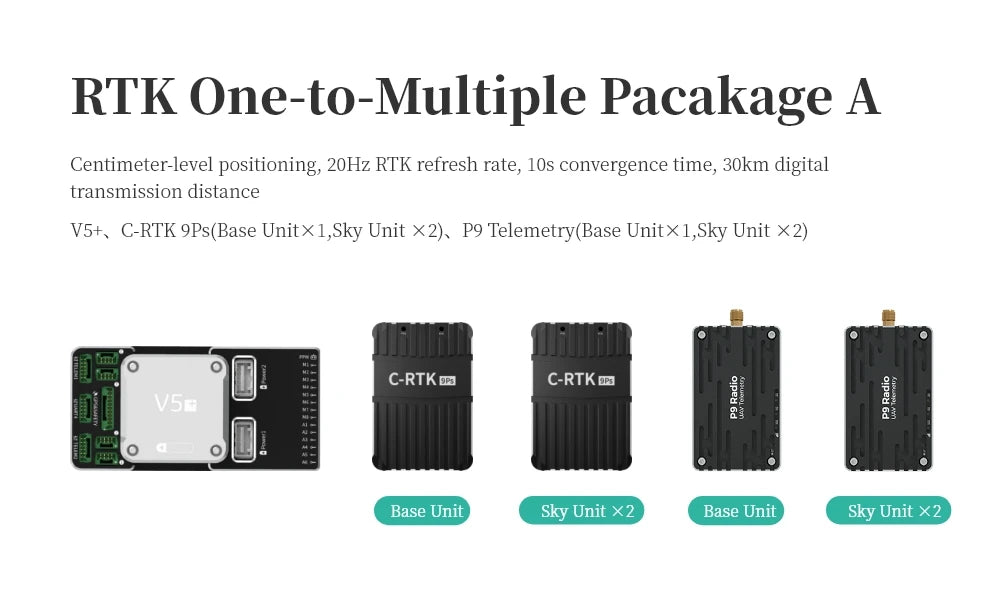 C-RTK 9Ps(Base Unitxl,Sky Unit X