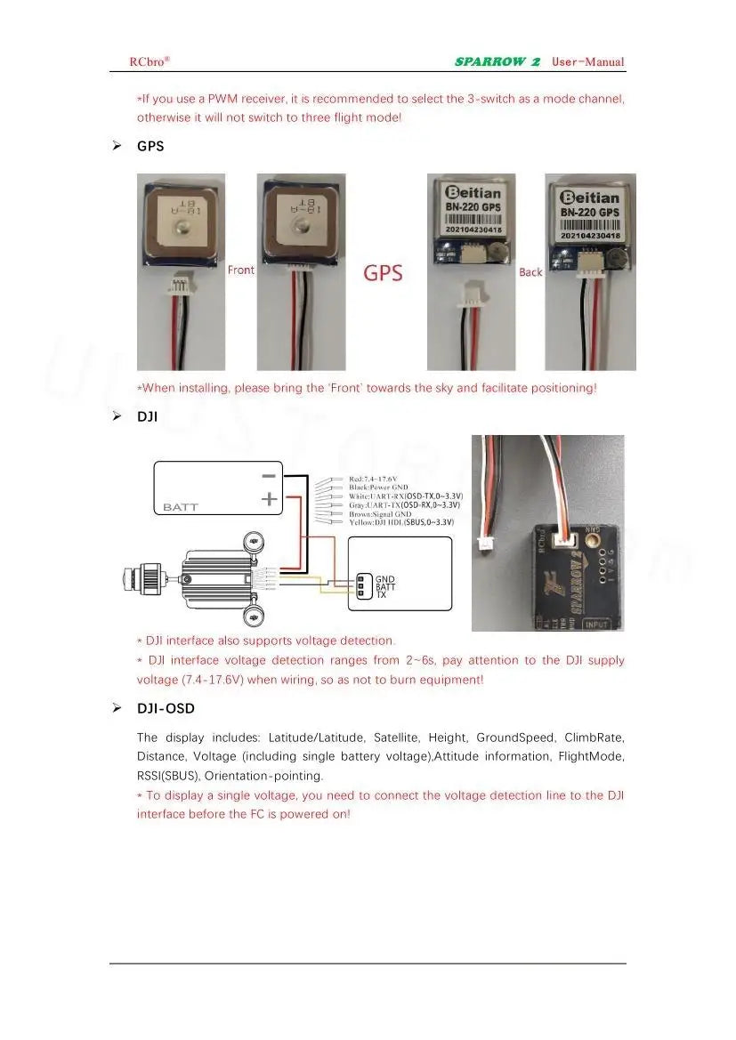if you use PWM receiver it is recommended t0 select the Swvilch 