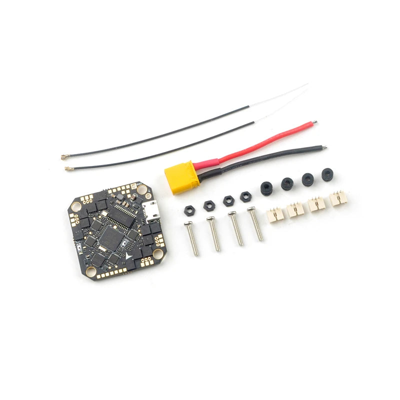 Happymodel CrazyF411 AIO, most powerful for whoop / toothpick style flight . provides 20A to the