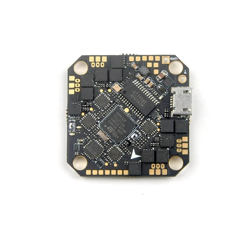 Happymodel CrazyF411 AIO, Integrated SPI Frsky receiver working with D8/D16 protocols.
