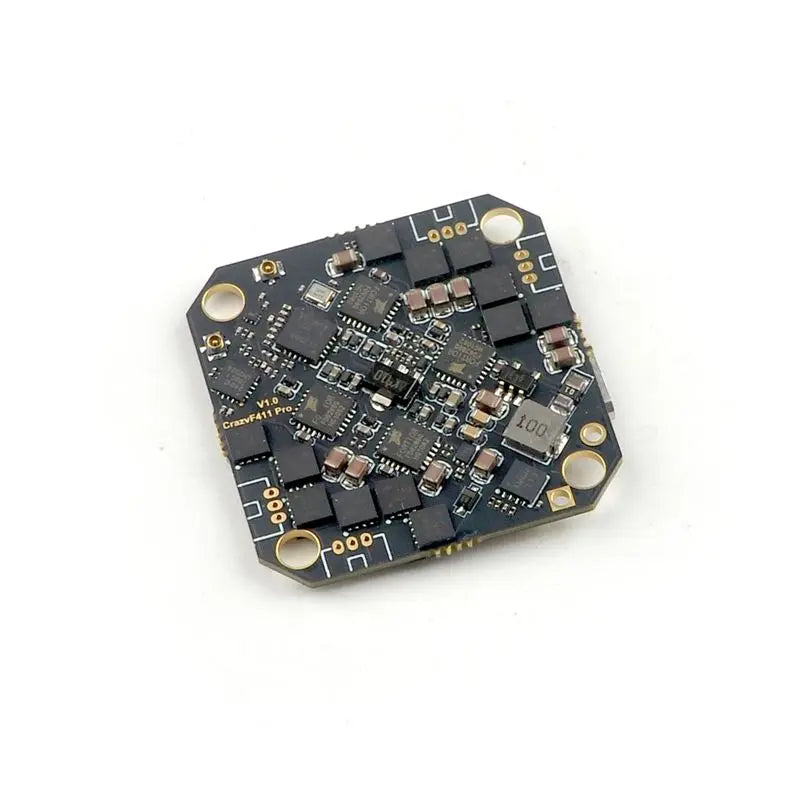 Happymodel CrazyF411 AIO, integrated receiver has PA/LNA power amplifier and diversity antenna .