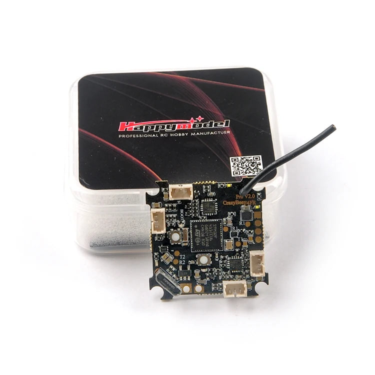 جهاز التحكم في الطيران Happymodel Crazybee F4 PRO V3.0 - Blheli_S 10A 2-4S ESC Flysky Frsky جهاز استقبال لكاميرا 4K RC FPV بدون طيار Larva X 8 Happymodel Crazybee F4 PRO V3.0 Flight Controller, CiouyjEk prorlbional Hony MANUFACTUER
