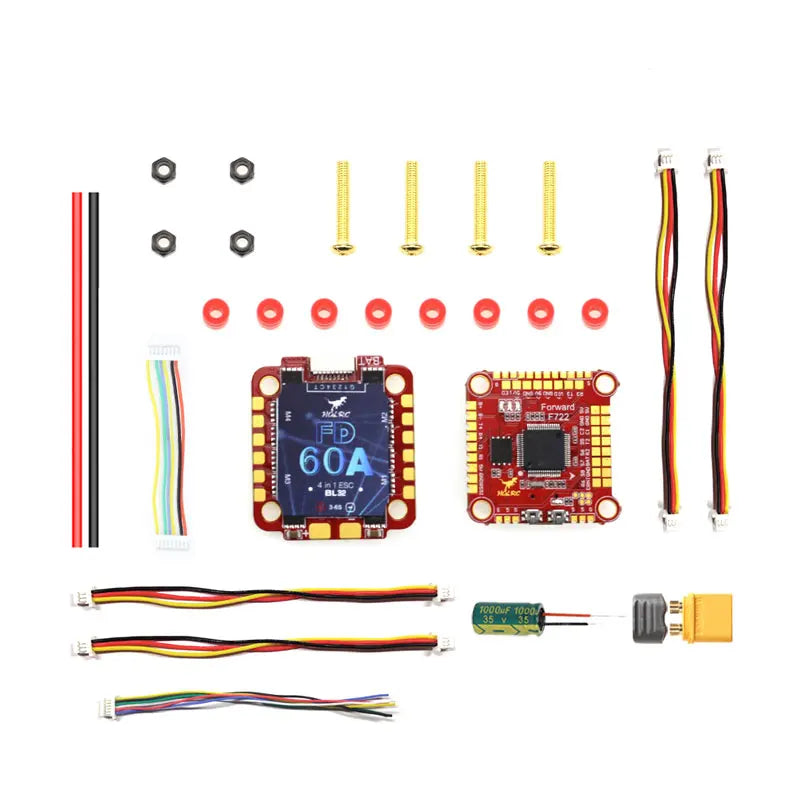 HGLRC Zeus F760 F7 Flight Controller, ONESHOT125/42 Mounting Hole: 30.5x30.5mm,