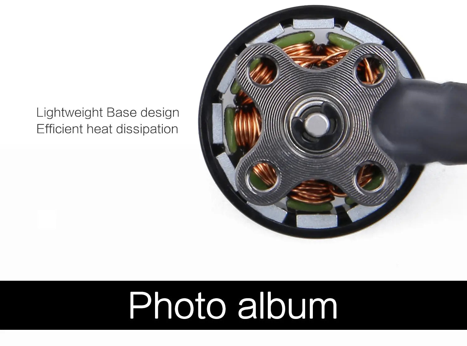 GEPRC GEP GR1105 5000kv 6000kv Motor, Lightweight Base design Efficient heat dissipation Photo