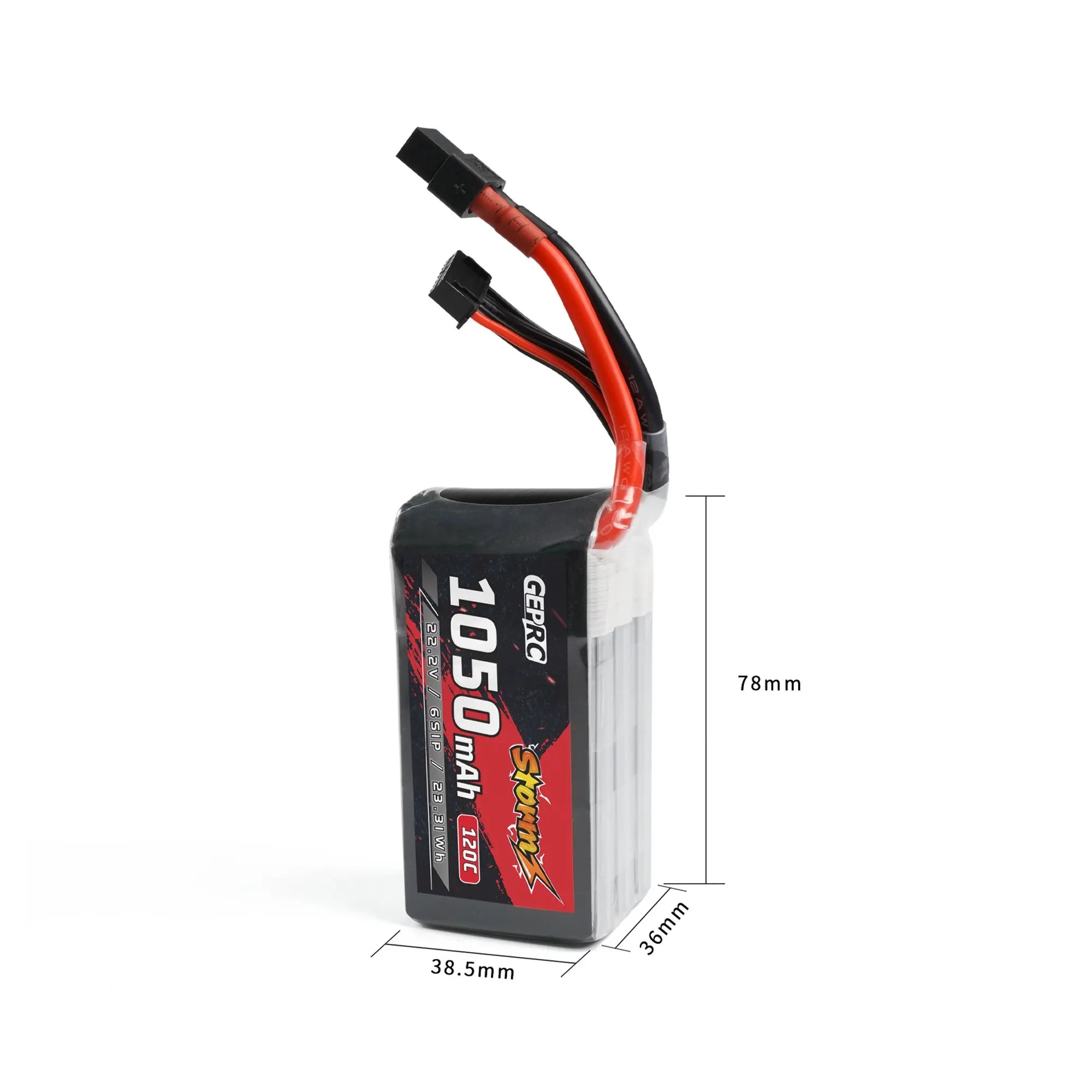 بطارية GEPRC Storm 6S 1050mAh 120C Lipo FPV - مناسبة للطائرة بدون طيار من سلسلة 3-5 بوصة لأجزاء الطائرة بدون طيار من سلسلة RC FPV Quadcopter Freestyle 6 GEPRC Storm 6S 1050mAh 120C Lipo FPV Battery, A: It is recommended to use the HOTA D6 PRO charger, ISDT 608
