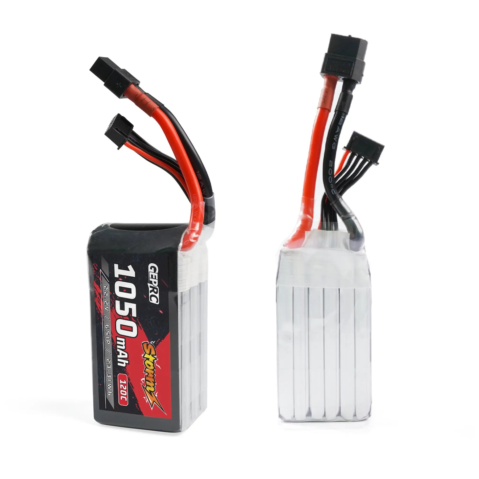 بطارية GEPRC Storm 6S 1050mAh 120C Lipo FPV - مناسبة للطائرة بدون طيار من سلسلة 3-5 بوصة لأجزاء الطائرة بدون طيار من سلسلة RC FPV Quadcopter Freestyle 8 GEPRC Storm 6S 1050mAh 120C Lipo FPV Battery, we’ve been pursuing smaller size, lighter weight, more power and higher capacity FP