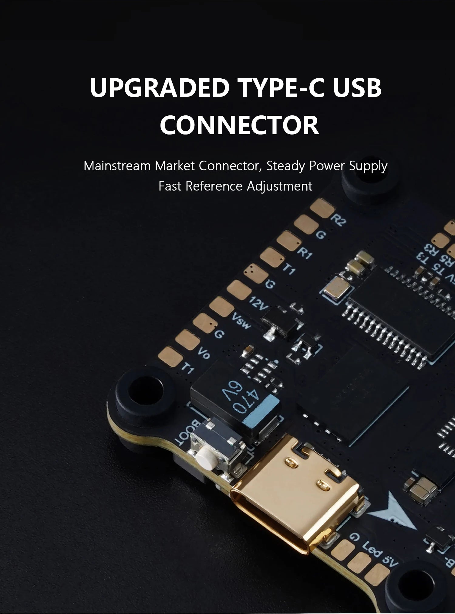 GEPRC SPAN F722-BT-HD V2 Stack - وحدة التحكم في الطيران Stack F7 BL32 50A 96K 4IN1 ESC دعم BLUETOOTH PARAMETER TUNING 15 GEPRC SPAN F722-BT-HD V2 Stack - Flight Controller