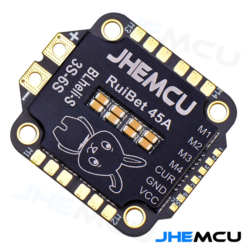 FPV Flight Controller Stack - JHEMCU RuiBet 45A/55A BLHELI_S Dshot600 3-6S Brushless 4in1 ESC 30X30mm for FPV Freestyle Flight Controller Stack DIY Parts 14 FPV Flight Controller Stack SPECIFICATIONS Wheelbase : 39.5