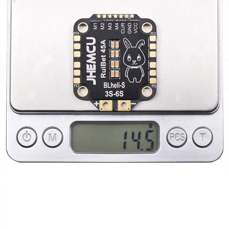 FPV Flight Controller Stack - JHEMCU RuiBet 45A/55A BLHELI_S Dshot600 3-6S Brushless 4in1 ESC 30X30mm for FPV Freestyle Flight Controller Stack DIY Parts 17 FPV Flight Controller Stack SPECIFICATIONS Wheelbase : 39.5