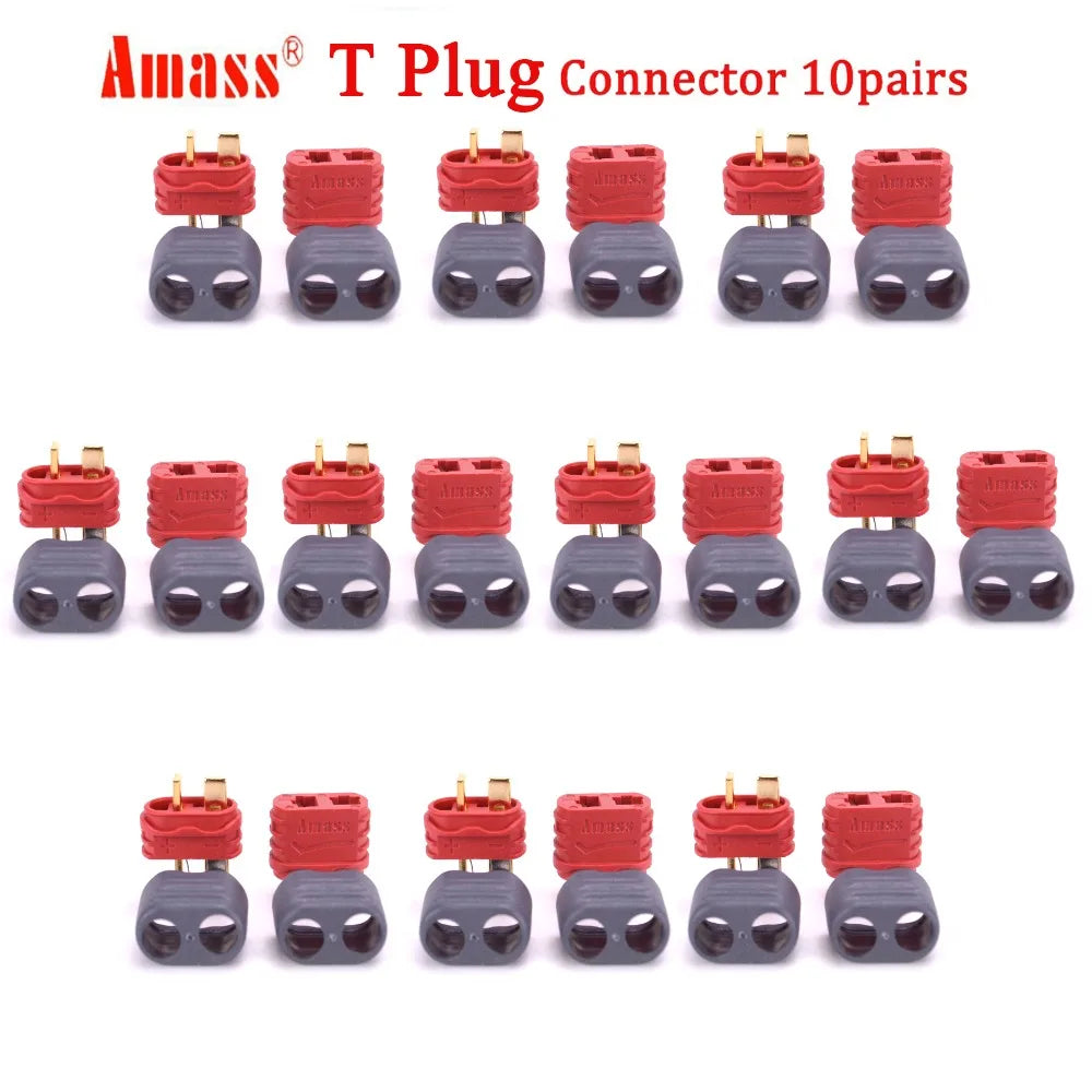 FPV Drone Connector, Auhnn T Connector 1Opairs 4"123.'"13