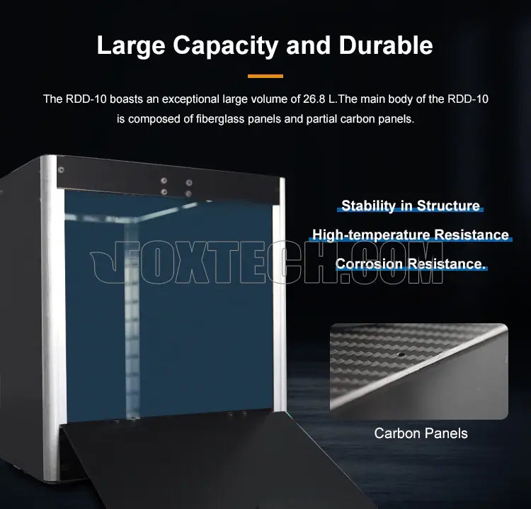 RDD-10 10KG Payload Release and Drop, Durable fiberglass and carbon panels provide stability and protection in this large-capacity RDD-10 container.