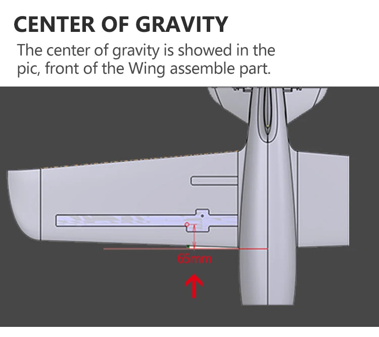 X-uav Talon Pro EPO, center of gravity is shown in the front of the assemble part: EEtFn
