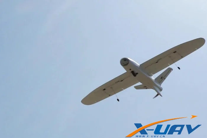 طائرة X-UAV Talon EPO 1718 مم جناحيها على شكل حرف V إصدار أبيض FPV طائرة شراعية طائرة RC 12 - Large fuselage compartment accomodates many battery and FPV equipement configuration