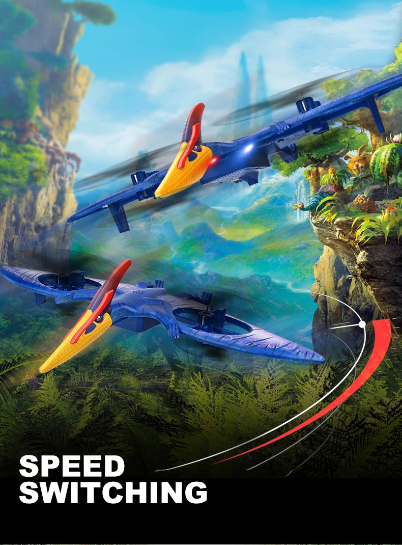 MXW New Mini Drone Dinosaur Remote Control Aircraft 2.4G