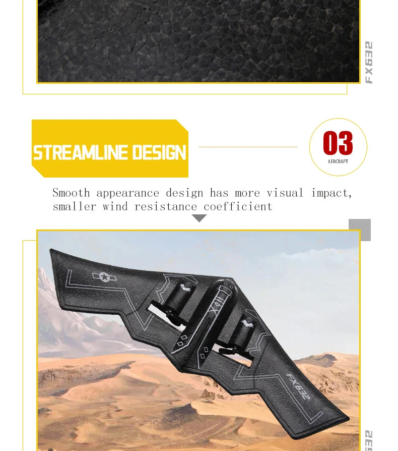 Rc Plane B2 Stealth Bomber, IstreAMLINE designi 03 ATRCRAFT Smooth appearance design has more visual impac