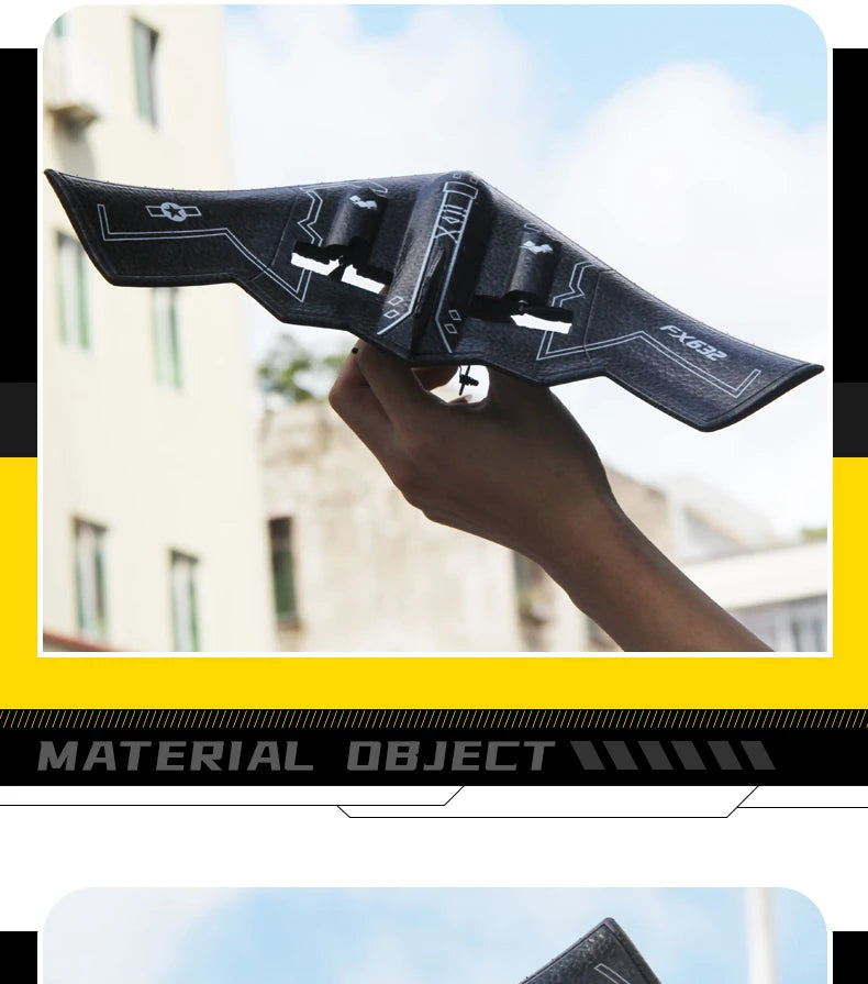 Rc Plane B2 Stealth Bomber, the fighter is fully assembled, ready to fly