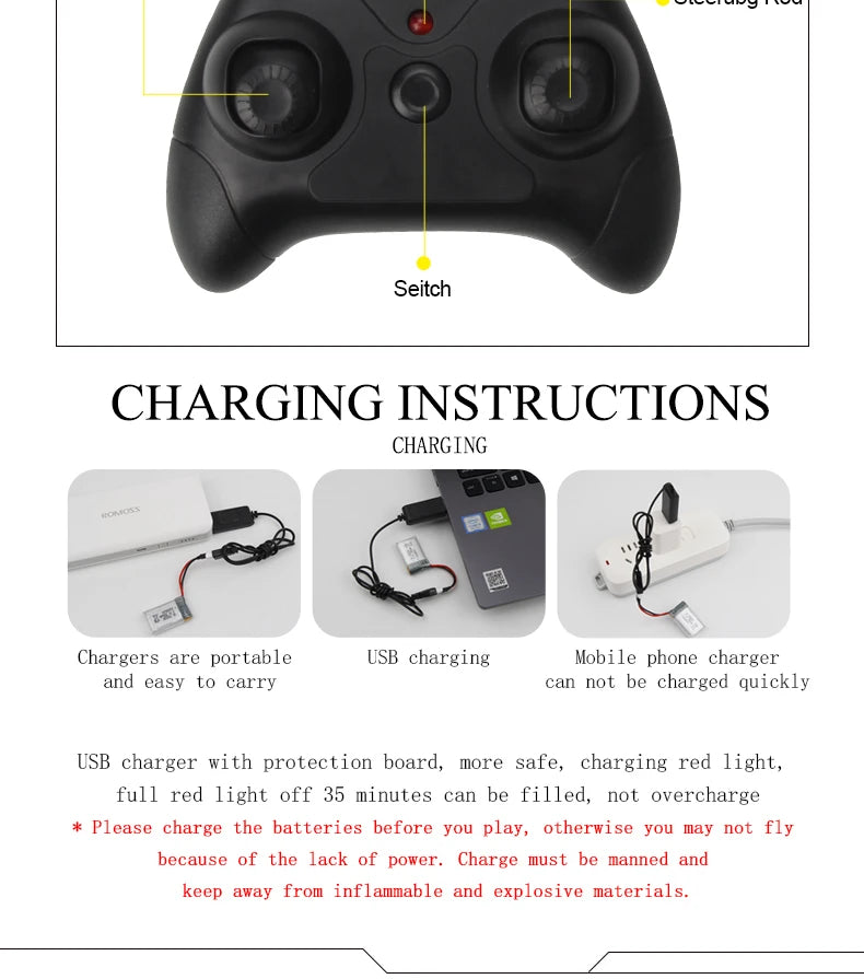 Rc Plane B2 Stealth Bomber, mobile phone charger and easy to carry can not be charged quickly . charge must be manned