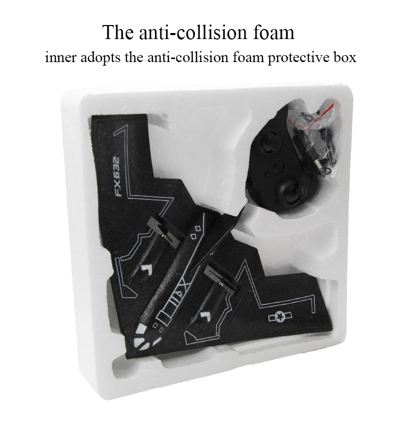 Rc Plane B2 Stealth Bomber, the anti-collision foam inner adopts the protective box 1 .