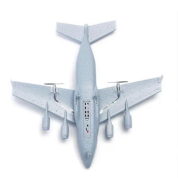 طائرة بدون طيار C-17 RC - طائرة نقل طائرات ذاتية الصنع 373 مم جناحيها EPP RC طائرة بدون طيار 2.4 جيجا هرتز 2CH 3 محاور لعبة طائرة للأطفال 12 C-17 RC Drone, The colors deviation might differ due to different monitor settings