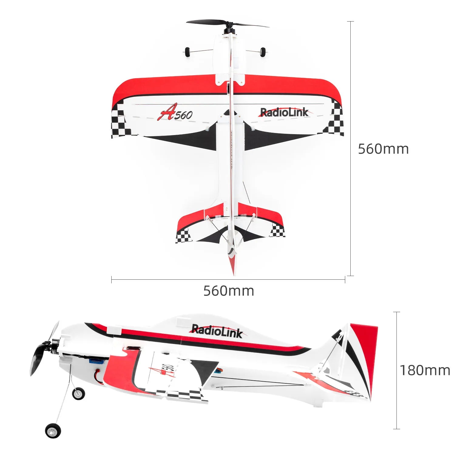Radiolink A560 Airplane, '560 RadioLink' 560 mm 560mm 180