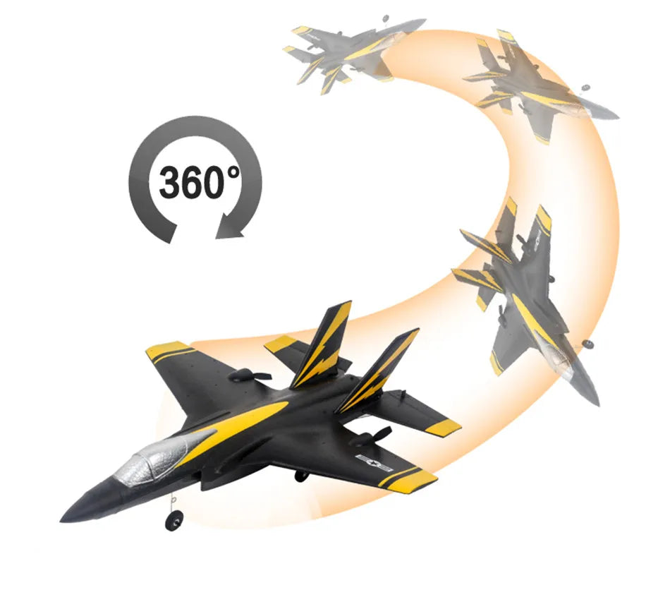 NEW Rc Plane F35 F22 Fighter, RC Airplane Color: Black/Grey Material: Durable EPP Remote