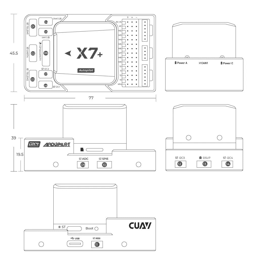the X7+ series has better stability and immunity to interference