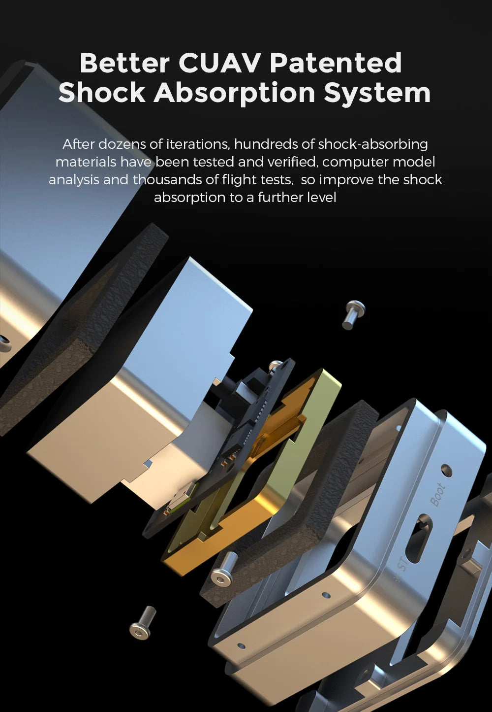 CUAV NEW X7+ PRO Flight Controller, CUAV Patented Better Shock Absorption System . hundreds of iterations