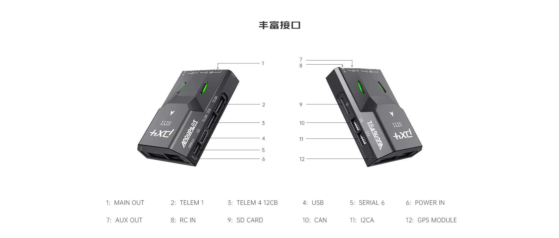 SIYI N7 Autopilot Flight Controller SPECIFICATIONS Use : Vehicle